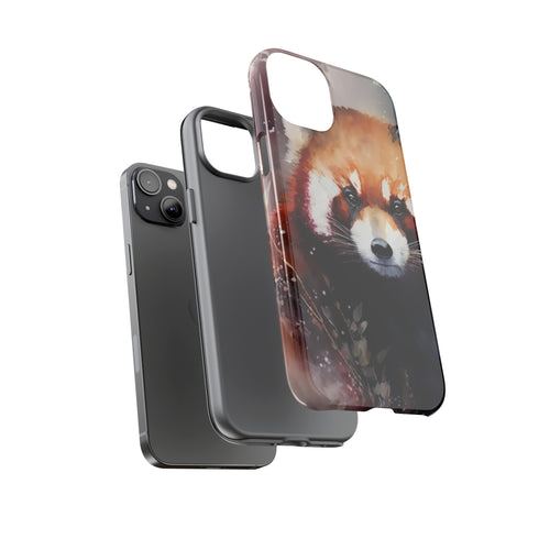 Red Panda in Watercolor - Impact Resistant Phone Case